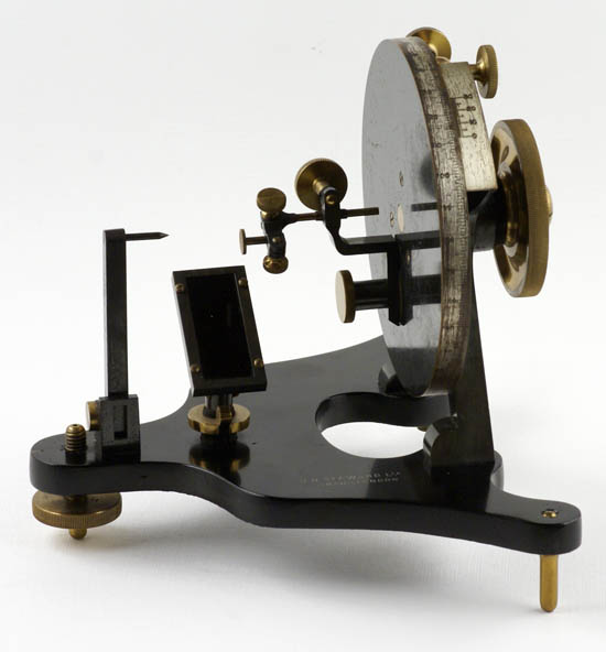 Wollaston goniometer with mirror attachment, J.H. Steward, London