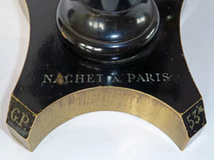 Polarizing microscope, Nachet, Paris