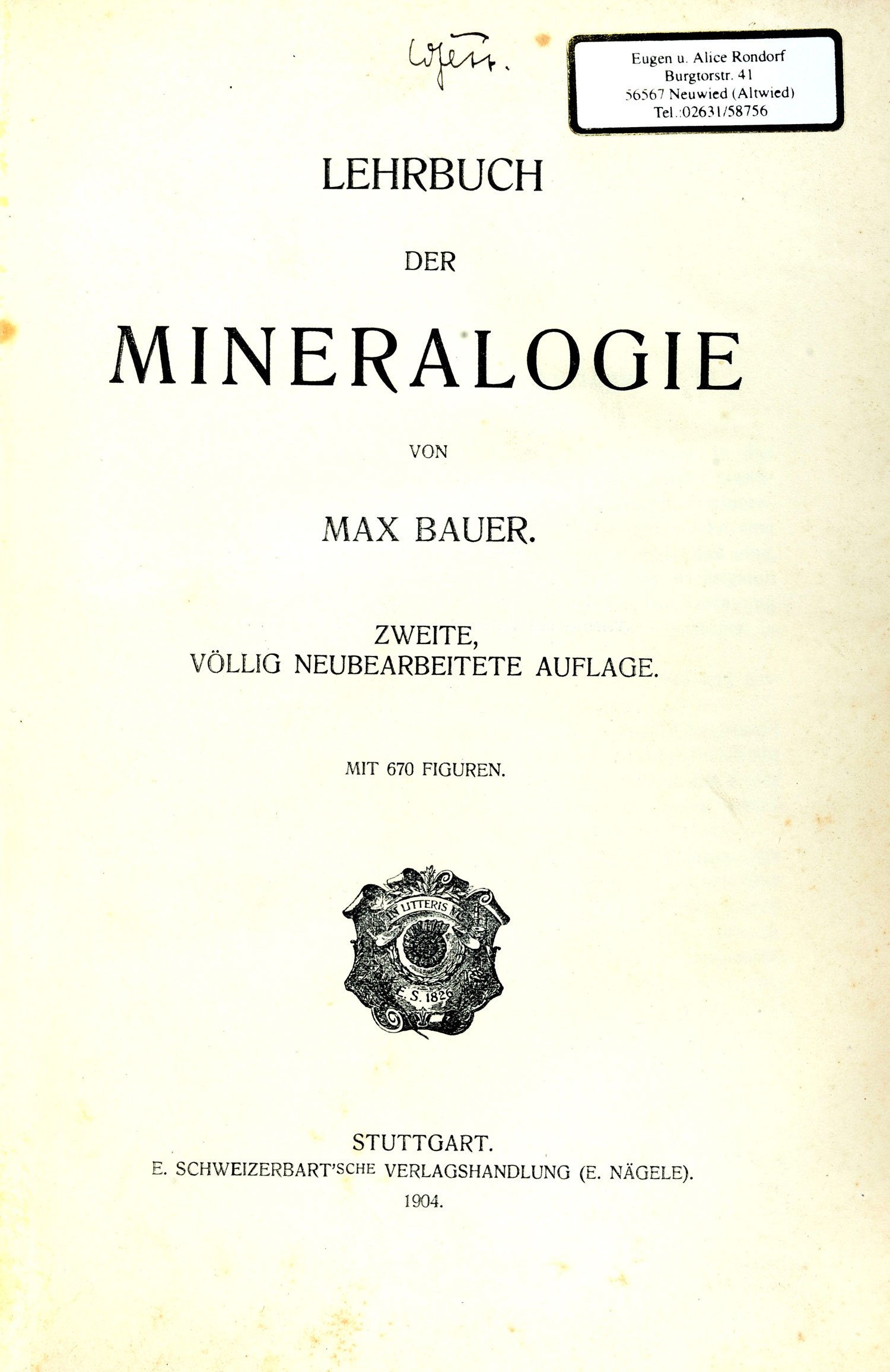 Bauer, Max Hermann (1904)