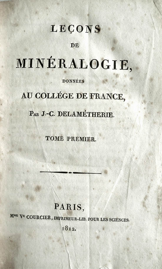 Delamétherie, Jean-Claude (1812)