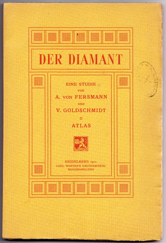 Fersmann, Aleksandr Evgenievich and Goldschmidt, Victor (1911)