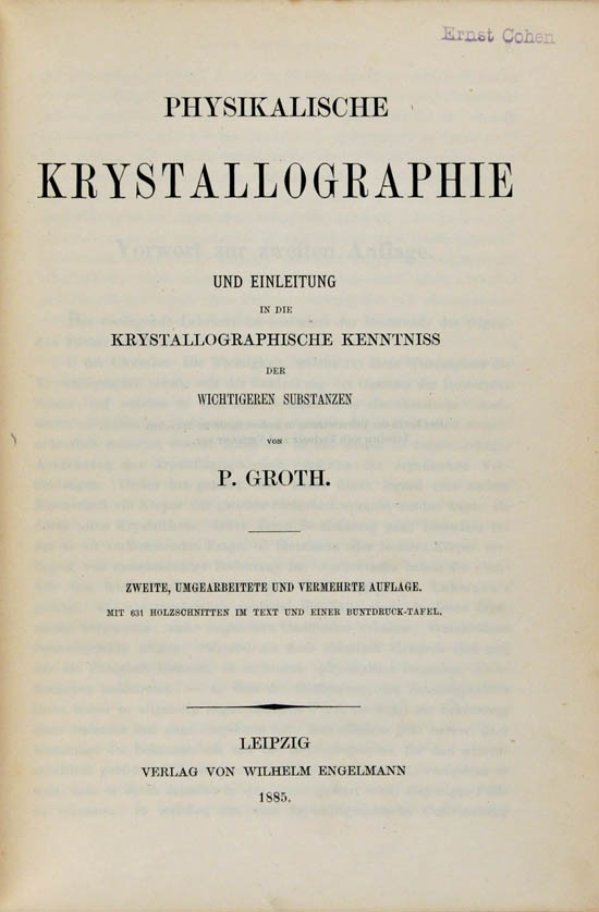 Groth, Paul Heinrich (1885)