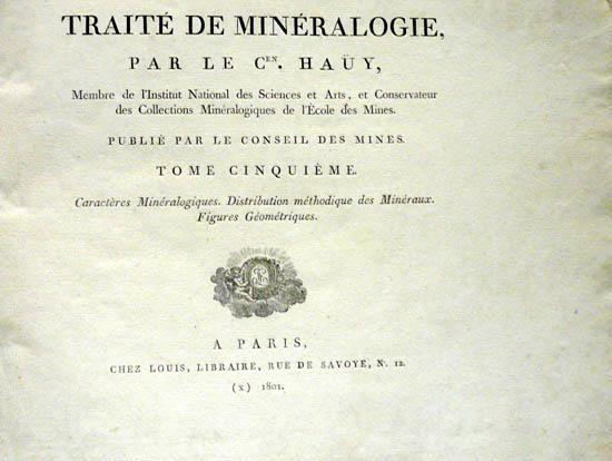 Haüy, René Just (1801)