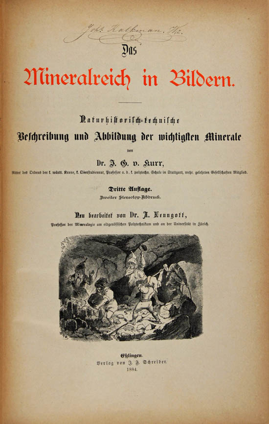 Kurr, Johann Gottlob von (1884)