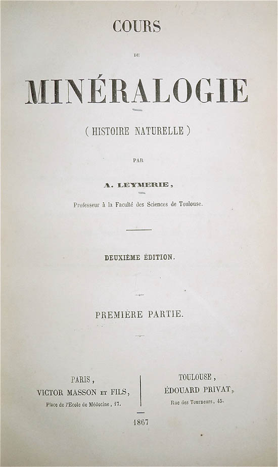 Leymerie, Alexandre Félix Gustave Achille (1867)