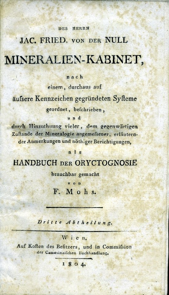 Mohs, Carl Friederich Christian (1804)