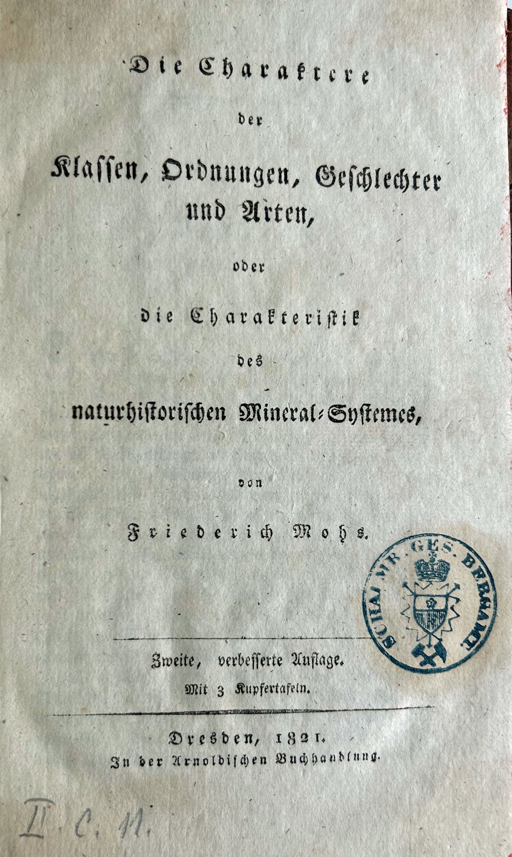 Mohs, Carl Friederich Christian (1821)