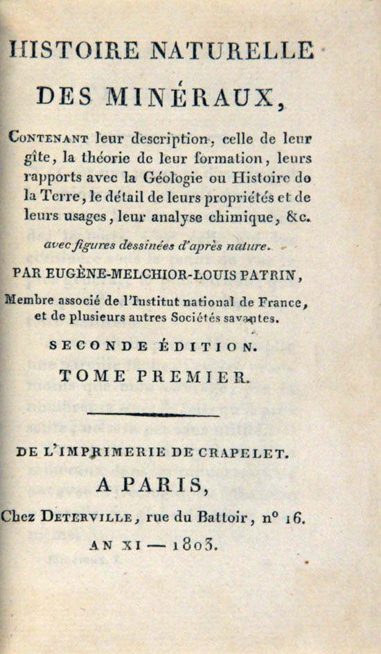 Patrin, Eugène Melchior Louis (1803)