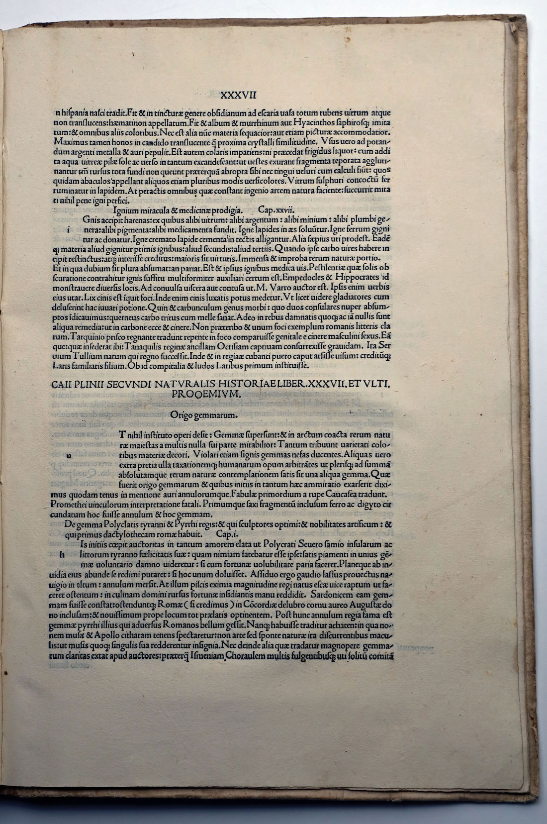 Plinius Secundus, 1497