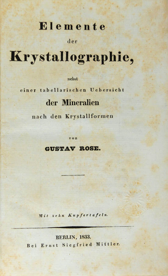 Rose, Gustav (1833)