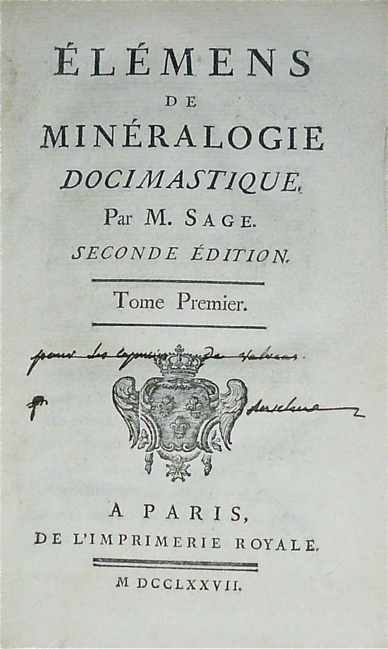 Sage, Balthazar-Georges (1777)