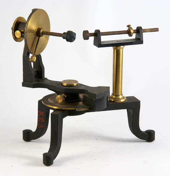 Two circle crystal-grinding goniometer, R. Fuess, Steglitz - Berlin