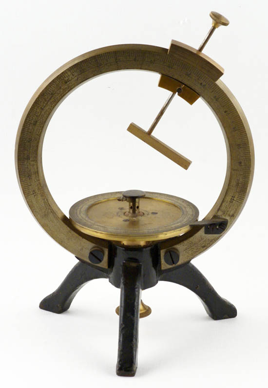 Two circle contact goniometer, unsigned