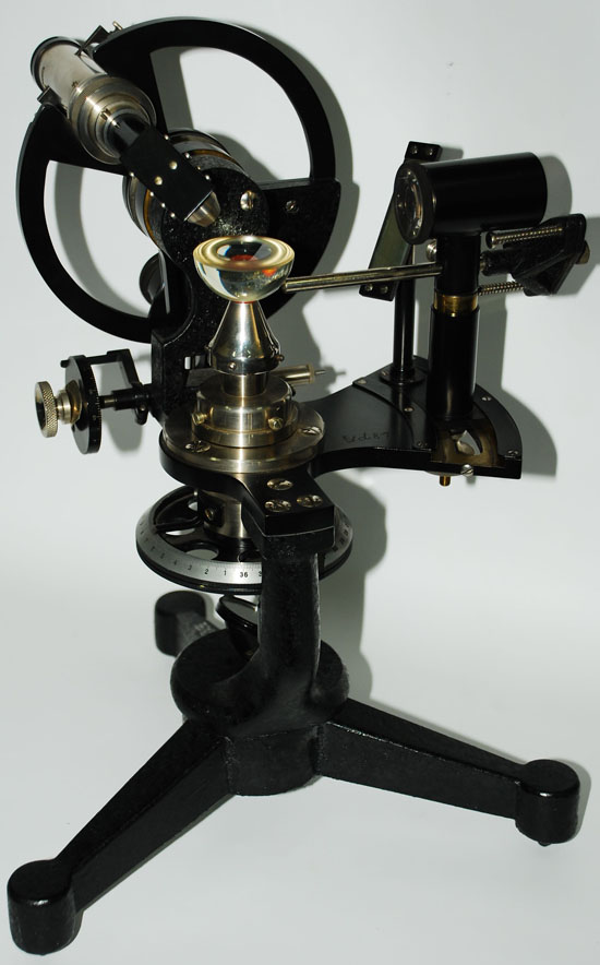 Abbe total refractometer, Carl Leiss, Berlin-Steglitz